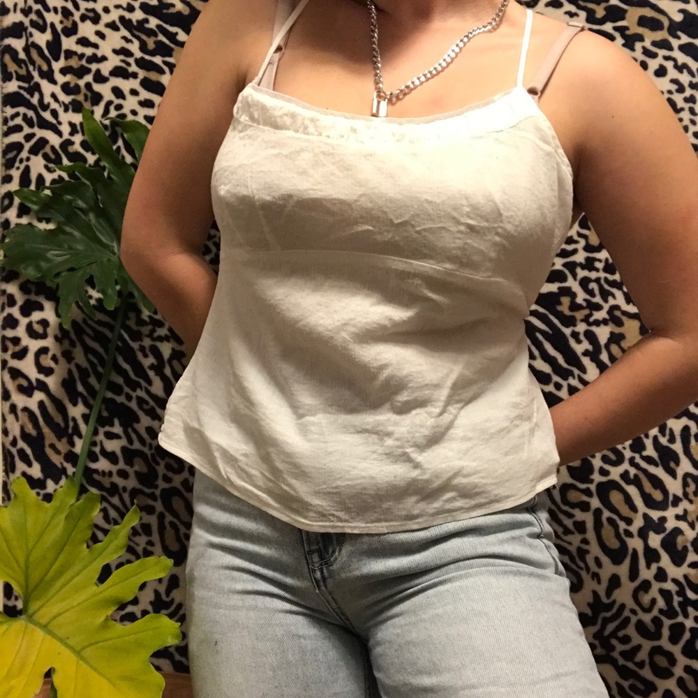 COPY - Loft white tank top